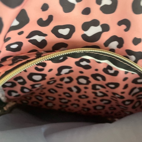 Leopard Print Pink Backpack - Picture 9 of 10